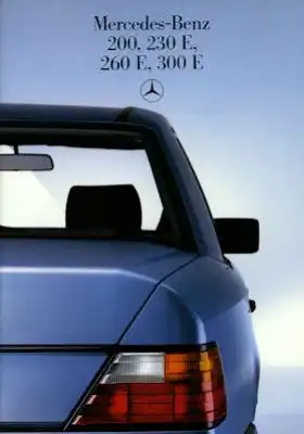 Mercedes-Benz 200-300 E Prospekt 1985