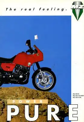 MZ 500 R / Tourer / FUN Prospekt 1992