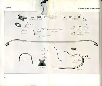 BMW 303 1,2 Ltr. / 30 PS Ersatzteilliste 2.1933