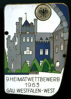 Plakette Westfalen-West 1963
