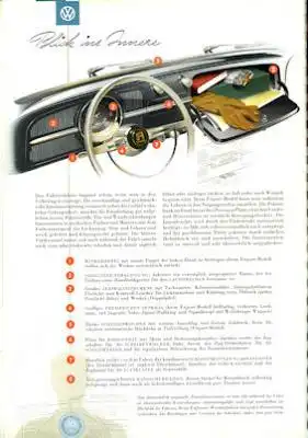VW Käfer Prospekt 1956