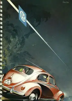 VW Käfer Prospekt 1957