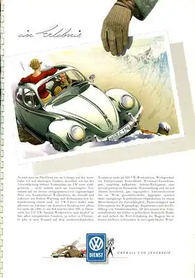VW Käfer Prospekt 1957