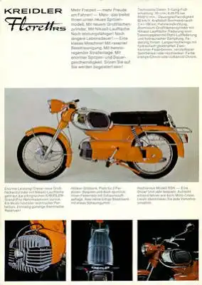 Kreidler Florett Prospekt 9.1971