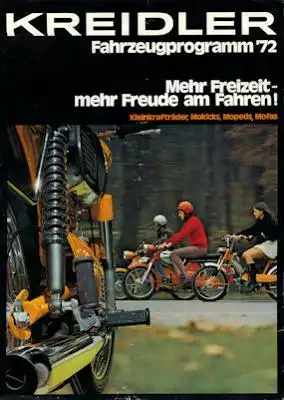 Kreidler Programm 3.1972