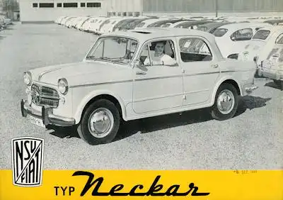 NSU-Fiat Neckar Prospekt 11.1961