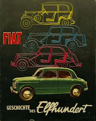 Fiat 1100 Prospekt 1953