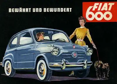 Fiat 600 Prospekt 1958