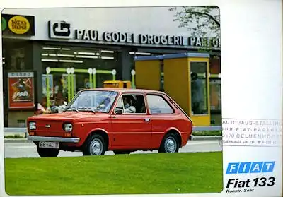 Fiat (Seat) 133 Prospekt 7.1975