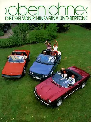 Fiat Cabriolets Prospekt 7.1984