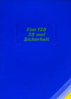 Fiat 128 Prospekt 1969