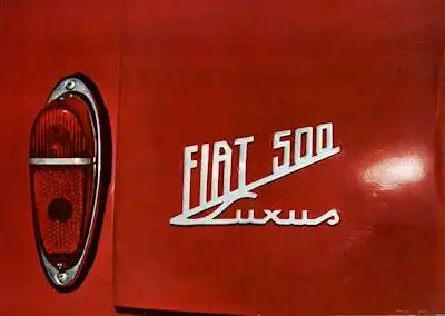 Fiat 500 Prospekt 1959
