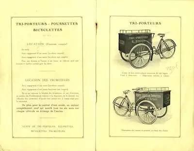 Ducom Fahrrad und Fahrradmotor Prospekt 1920er Jahre