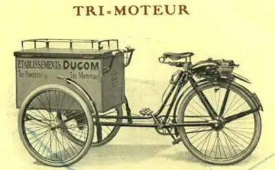 Ducom Fahrrad und Fahrradmotor Prospekt 1920er Jahre
