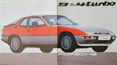 Porsche 924 Turbo Prospekt 1979