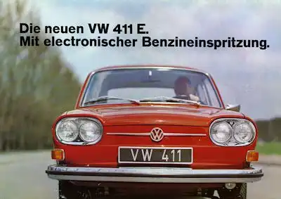VW 411 E Prospekt 8.1969