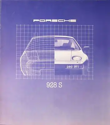 Porsche 928 S Prospekt 1980