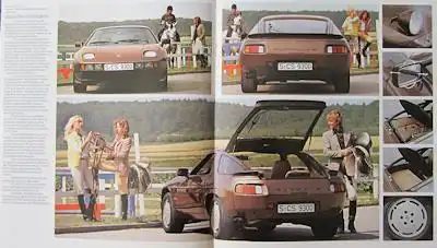 Porsche 928 S Prospekt 1980