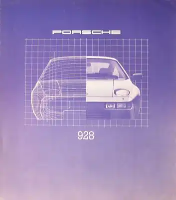 Porsche 928 Prospekt 1980