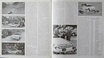 Porsche 924 Testfahrten Prospekt 1977