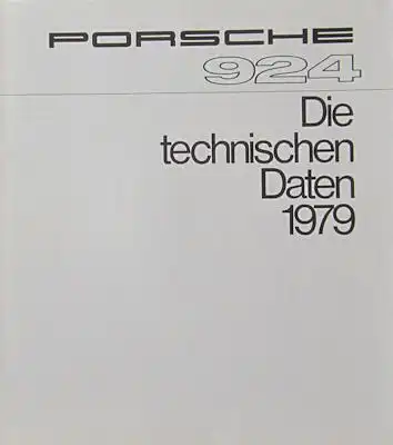 Porsche 924 Technische Daten 1979