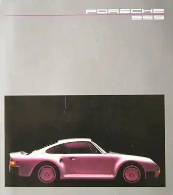 Porsche 959 Prospekt 9.1985