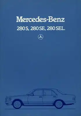 Mercedes-Benz 280 S SE SEL Prospekt 1983