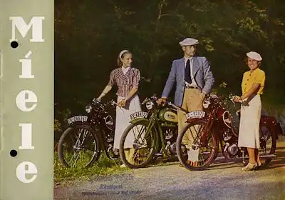 Miele Motorfahrrad Prospekt 8.1937