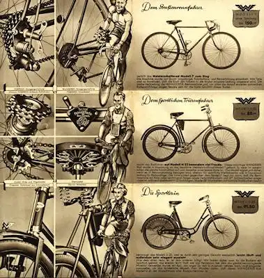 Wanderer Fahrrad Prospekt 12.1937