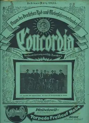 Concordia Feb-März 1922