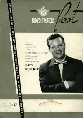 Horex Hauspost 1957 Heft 3