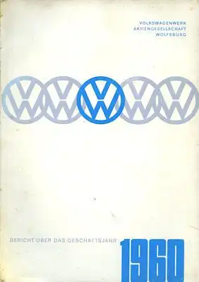 VW Bericht über das Geschäftsjahr 1960