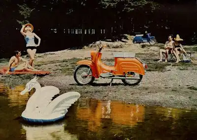 Simson Kleinroller Schwalbe 3,4 PS Prospekt 1966