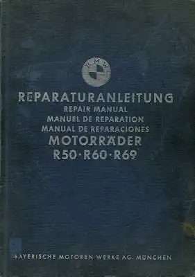 BMW R 50 50S 60 69S Reparaturanleitung 12.1959