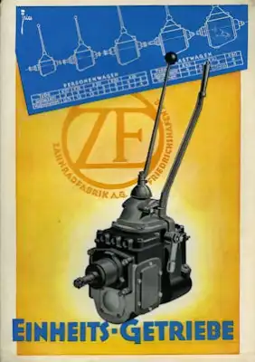 ZF Einheits-Getriebe Prospekt 7.1936