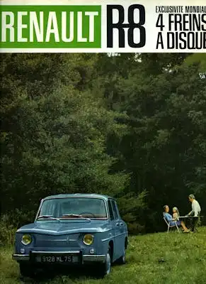Renault R 8 Prospekt 1960er Jahre