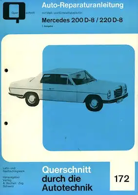 Mercedes-Benz 200D 220D Reparaturanleitung ca. 1970