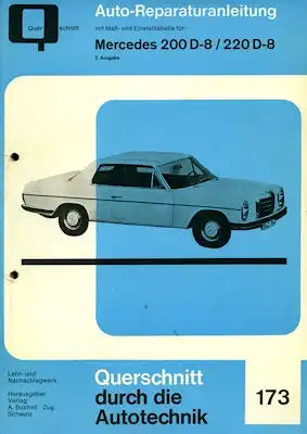 Mercedes-Benz 200D 220D Reparaturanleitung ca. 1970