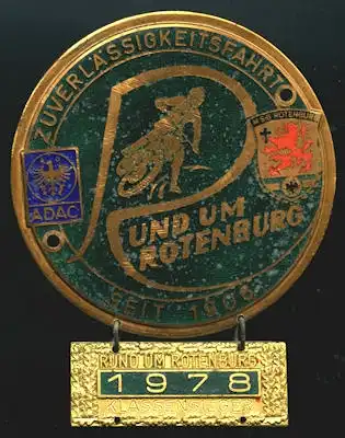 Plakette Rotenburg 1978