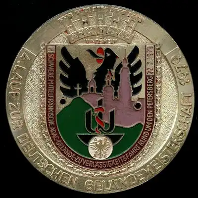 Plakette Rund um den Petersberg 1979