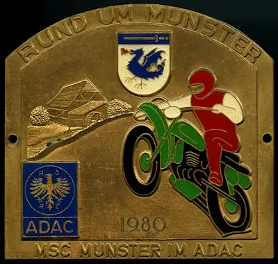 Plakette Rund um Munster 1980