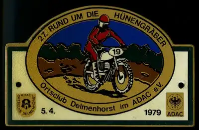Plakette Delmenhorst ADAC 5.4.1979