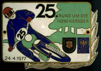 Plakette Delmenhorst ADAC 24.4.1977