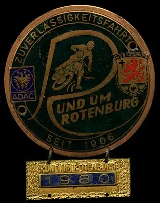 Plakette Rotenburg 1980