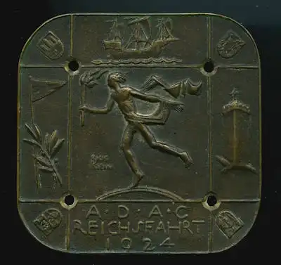 Plakette ADAC Reichsfahrt 1924