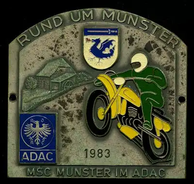 Plakette Rund um Munster 1983
