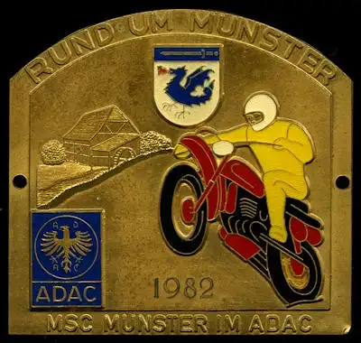 Plakette Rund um Munster 1982
