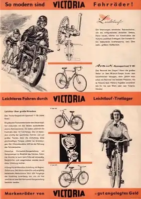 Victoria Fahrrad Programm 1956