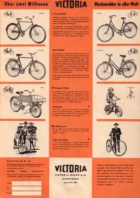 Victoria Fahrrad Programm 1956