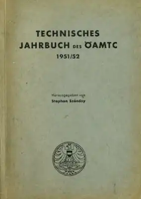 Technisches Jahrbuch des ÖAMTC 1951/52